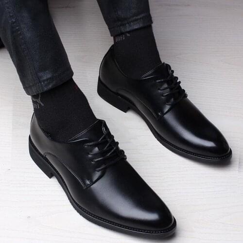 Fashion Slip On Men Dress Shoes Men Oxfords Fashion Business Dress Men Shoes 2020 New Classic Leather MenS Suits Shoeshot8