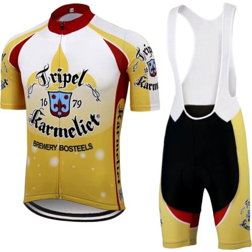 2020 Mens cycling jersey set Breathable Ropa ciclismo hombre bicycle clothes Multi gel pad summer MTB Maillot Ciclismo beer