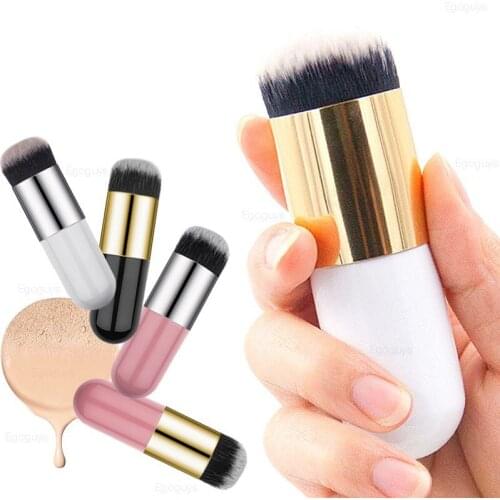 New Chubby Foundation Brush, Blush Brush, Highlight Brush, Loose Powder Brush Makeup Brushes for Make Up Foundation Brush