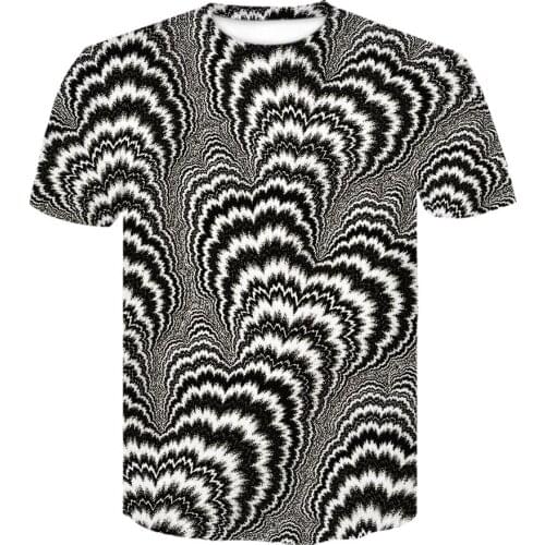 Novelty 2021 new hypnosis/whirlpool 3D Print T-shirt harajuku Funny Short Sleeve Tee Shirt Men/women Tops Oversized t shirt 6XL