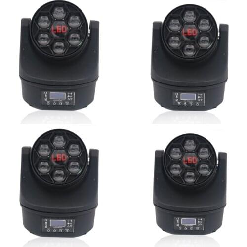 New Arrived LED 6*15W Bee Eyes Moving Head Light With Laser Effect DMX512 Sound Control LED Moving Herd Light Disco Laser Light