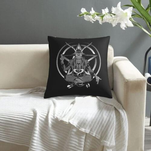 Satanic Goat Devil Lucifer Pentagram pillowcase printed cushion cover sofa waist pillow pillow cover