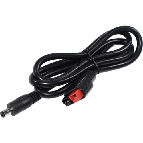 DC 5.5mm x 2.1mm Power Male Plug Adapter Compatible with Andersons Powerpole for Portable Generator 3.28ft/100cm