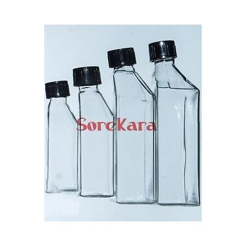 200ml Cell Tissue Glass Culture Flask With Bevel Screw cap Angled Neck