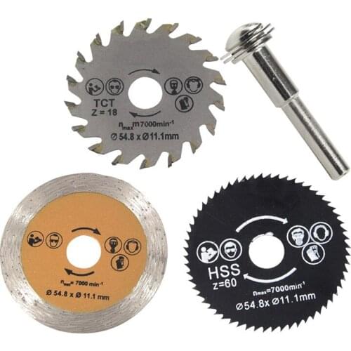 High Speed Steel High Quality Mini Circular Saw Blade 3pc Outer Circular Saw Blade Diameter Rotary Tools, Electric Power Tools