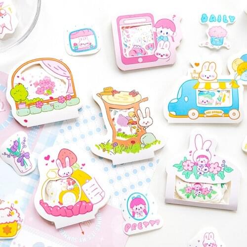 Bright Cartoon Sweet Paper Garden Dessert Selling Series Cute Hand-Account Material Diary Stickers