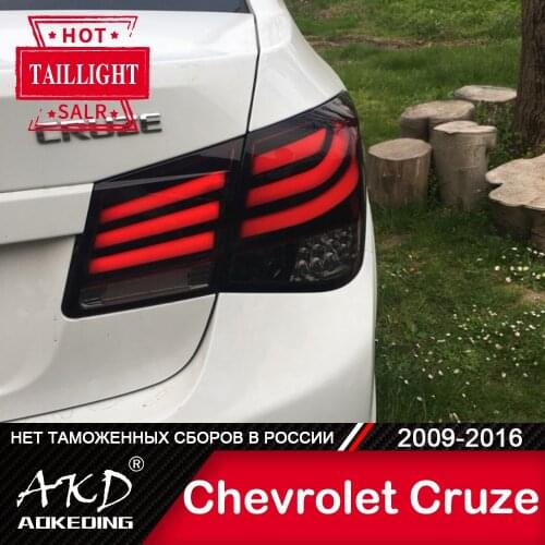 Tail Lamp For Chevrolet Cruze 2009-2016 Cruze Sedan LED Tail Lights Fog Lights Day Running Lights DRL Tuning Cars Accessories