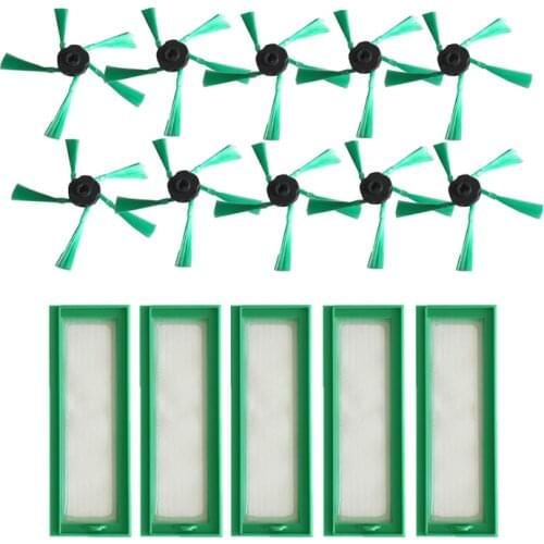 Replacement Dust Filter Side Brush Hepa Filters for Vorwerk Kobold VR200 VR-200 Vaccum Cleaner brushes Accessories