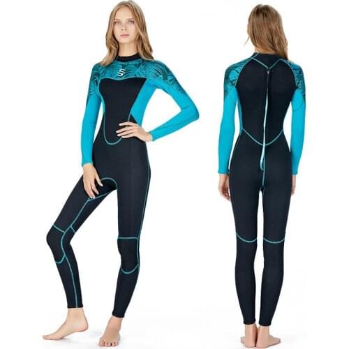Women Full Body Scuba Dive Wet Suit 2mm Neoprene Wetsuits Winter Swim Surfing Snorkeling Spearfishing Water wetsuit for women