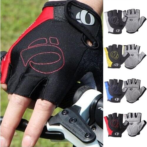 1Pair Half Finger Cycling Gloves Anti-Slip Anti-sweat Gel Bicycle Riding Gloves Shock Proof MTB Road Mountain Bike Sports Gloves