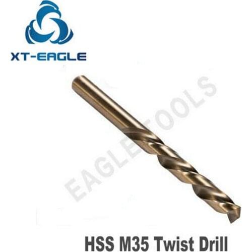 10pcs of 2.1mm 2.2mm 2.3mm 2.4mm 2.5mm HSS M35 Twist Drills Bits