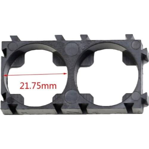 20PCS 1x2 Battery Holder Bracket Safety Plastic Cell Brackets for 21700 Battery QW