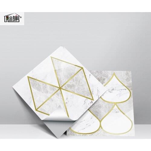 Anti-oil stickers American living room wall decoration wall stickers Bathroom waterproof and moisture-proof wallpaper