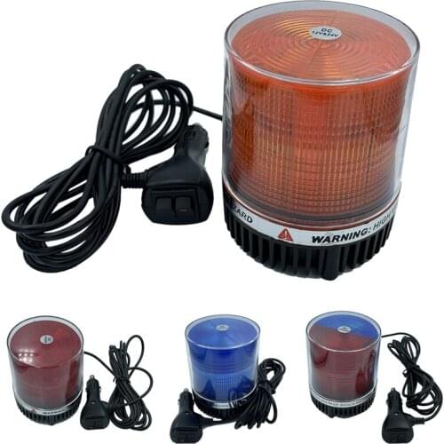Car Rotating Traffic Safety Light LED Strobe Beacon Light Rooftop Rotating Emergency Warning Truck Tractor