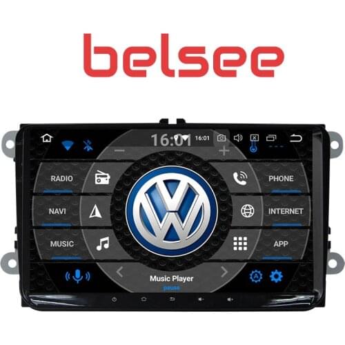 Belsee 9" Android 8.0 4GB Car Radio for VW Volkswagen Jetta Passat b6 b7 Golf Skoda Seat Stereo Head Unit Autoradio Sat Nav