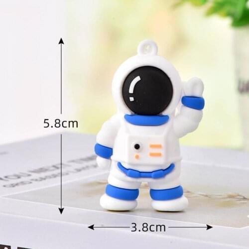 Key Chain Creative Cartoon Astronaut Spaceman Keychain Doll School Bag Pendant Car Key Chain Ring Ornament Small Gift