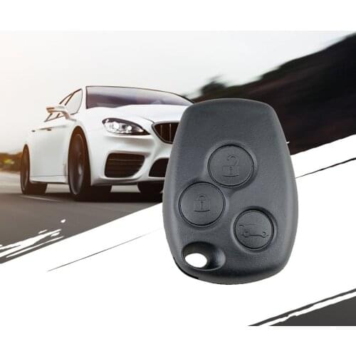 3 Button Remote Key Shell Case Without Blade for Renault Logan Sandero Clio Fluence Vivaro Master Traffic