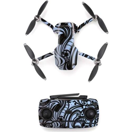Colorful Line Style Skin Sticker for DJI Mavic Mini Drone And Remote Controller Decal Vinyl Skins Cover M0038