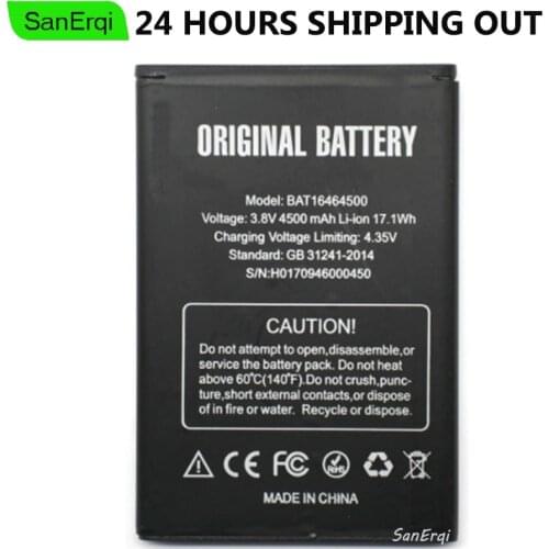 For DOOGEE T5 Battery Replacement BAT16464500 4500mAh High Quality For DOOGEE T5 Lite bateria