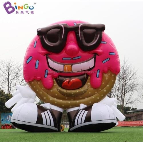 Giant 5.5x2x5 meters inflatable donuts model for event decoration / cartoon donuts balloon toys