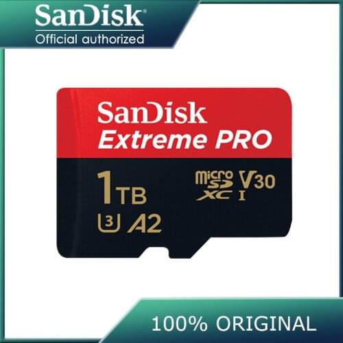 SanDisk Extreme Pro micro sd 64GB 128GB 32GB Memory Card 512G class 10 cartao de memoria U3 A2 V30 1TB tf flash card for gopro