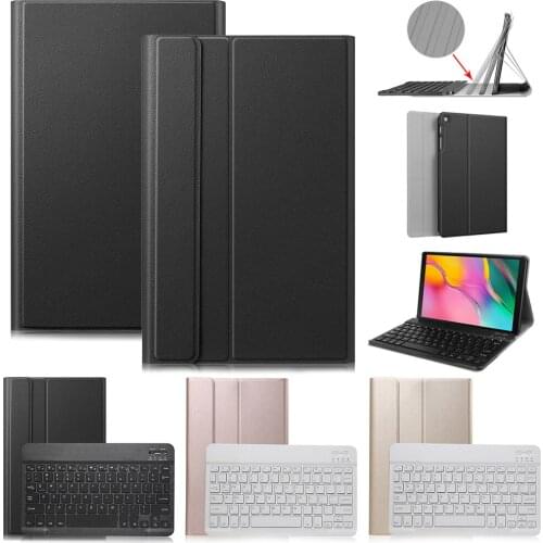 Keyboard For Samsung Galaxy Tab A 8.0 2019 S-Pen SM-T290 SM-T295 Tablet Case Wireless Bluetooth LED Light PU Leather Cover +pen