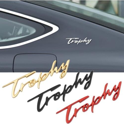 Metal Trophy Badge Emblem Car Rear Truck Window Stickers Decals Car Styling For Morris Garages MG MG5 MG6 ZS HS MG3 XPower