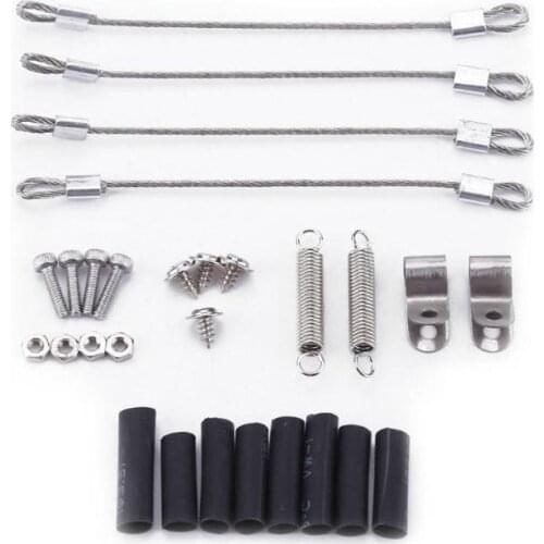 RC Car Modified Part Steel Rope for 1/10 RC Crawler Traxxas TRX-4 TRX4 Axial SCX10 90046 D90 D110 Tamiya Mst