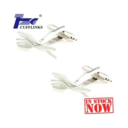 Knife Fork Cufflink Cuff Link 2 Pairs Free Shipping Promotion
