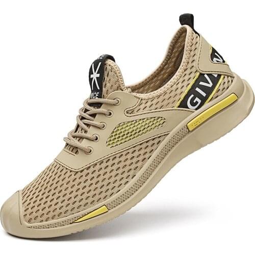 SHENCE Mens Breathable Sneakers