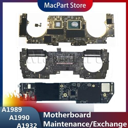 Repair Service 13" A1989/A1932 Motherboard For MacBook Pro Retina 19" A1990 motherboard 15" A1990 Logic Board Repair/Exchange