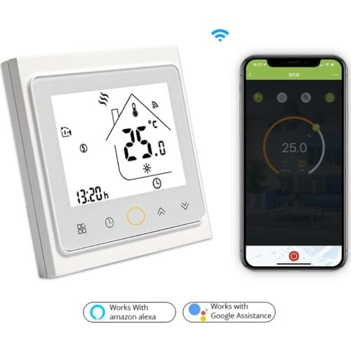 WiFi smart thermostat for water/gas boiler for water/electric floor heating