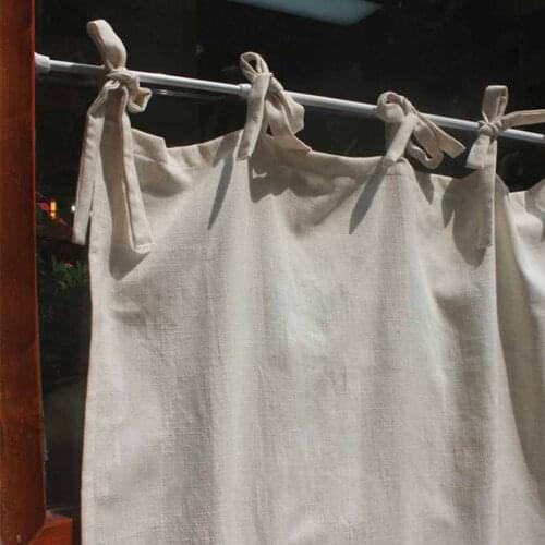 Japanese Pleated Linen Door Curtains Fabric Doorway Partition Screen Home Decoration New Gifts Improvement Horizontal 1 Piece