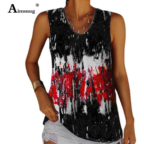 Plus Size 4xl 5xl Ladies Elegant Leisure Casual T-shirt Sleeveless Fashion Tie Dry Womens Top 2021 Summer New Tees shirt Femme