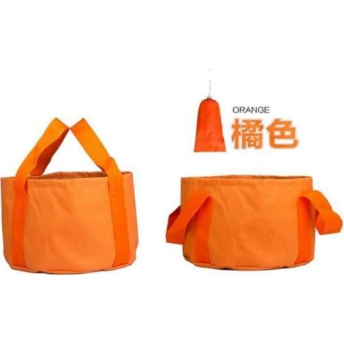 10L New Portable Outdoor Folding Sink Washbasin Bucket Foldable Wash Basin Camping Water Bag