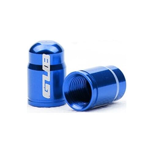 GUB 10pcs Bike Schrader Valve Caps MTB Road Bike Wheel Tire Dustproof Cover Tyre Protector Aluminum Alloy 6 Colors