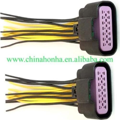 Free shipping 1/2/5pcs 14 pin 15326856 GT series female seal waterproof car electrical connector car shell plug with pigtail