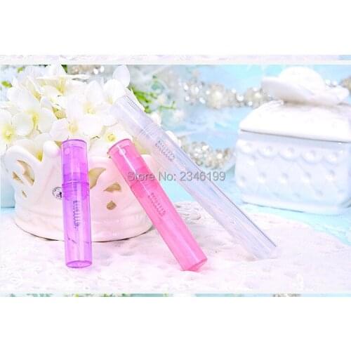 2ml 3ml 5ml 100pcs Colorful Plastic Perfume Pen Pencil Cosmetic Spray Bottle Liquid Atomizer Empty Cosmetic Packaging