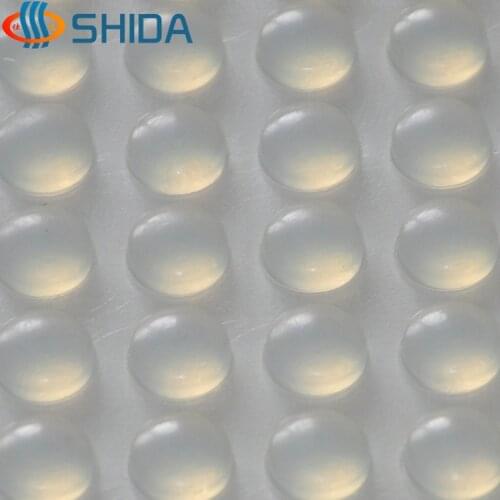 256PCS 10mm x 5mm translucent anti slip silicone rubber bumper damper shock absorber 3M self-adhesive Silica gel feet pads