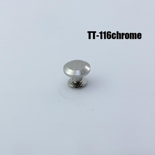 50pc SCREWBACK SPIKE TT- 116 leathercraft Chrome