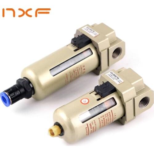 AF3000-02 1/4 AF3000-03 3/8 Air Source Processor Copper Filter Pneumatic Pump Filter Oil and water Separator Automatic Drainage