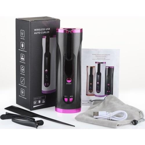 Automatic Curling Iron Hair Curler Corrugation for Hair USB Rechargeable Blower Salon Curler Portable Hair Styler Waver Styling