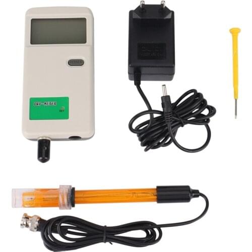 ABSF ORP-3069 ORP Meter Digital Aquarium ORP Controller ORP Sensor Meter Rechargeable for Water Treatment, EU Plug