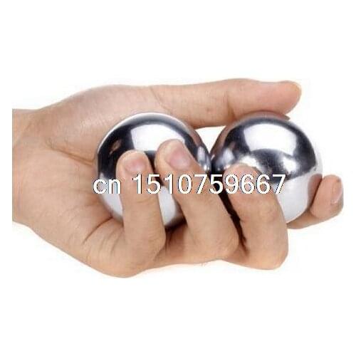 45mm Baoding Health Ball Chinese Polished Iron Physical Ball Chime Healthy Handball Exercise Meditation Stress Relief