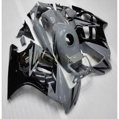 Motorcycle body kit for CBR600F3 1997-1998 F3 97 98 ABS Plastic Fairing+Screws+black gray