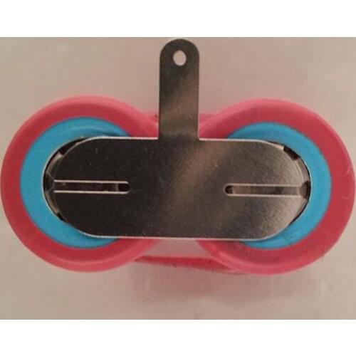 100pcs/lot 0.15mm Nickel Plated Steel Strap Strip Sheets for two 18650 lithium battery packs spot welding