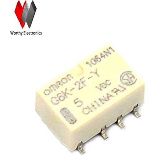 Wholesale 10pcs/lot relay G6K-2F-Y-5VDC
