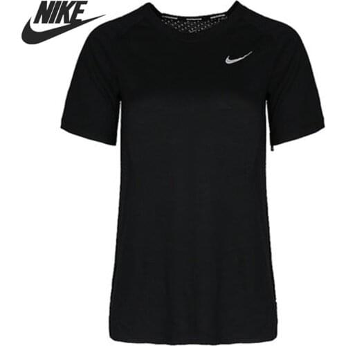 Original New Arrival NIKE AS W NK TAILWIND TOP SS Womens T-shirts short sleeve Sportswear