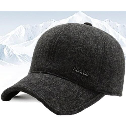 Autumn Winter warm Baseball Caps men Earflaps Outdoor Windproof Dad Hats Male Casquette Snapback gorras de beisbol bonnet chapeu