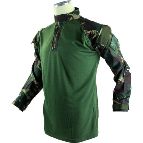 Outdoor DF Combat Coat digital Camouflage Training Long Sleeve Top